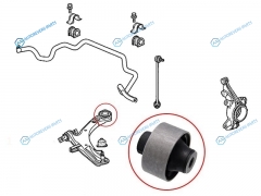 ST-51392-SLJ-902 Сайлентблок переднего рычага задний HONDA STEPWGN 05-09