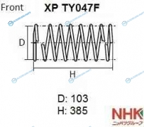 XP TY047F Пружина подвески NHK