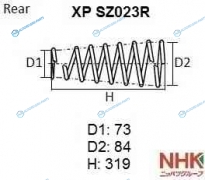 XP SZ023R Пружина подвески NHK