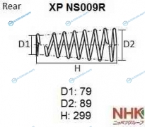 XP NS009R Пружина подвески NHK