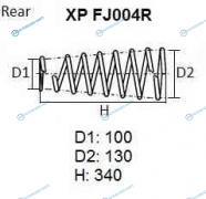 XP FJ004R Пружина подвески NHK
