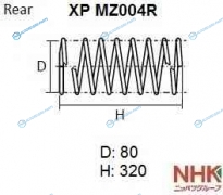 XP MZ004R Пружина подвески NHK