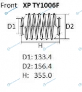 XPTY1006F Пружина подвески NHK
