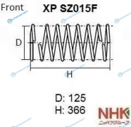 XP SZ015F Пружина подвески NHK
