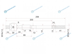 ST-45503-B1020 Тяга рулевая TOYOTA PASSOBB 03-