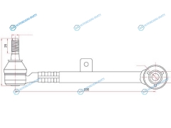ST-48705-30080 Тяга задняя поперечная TOYOTA ARISTOBREVISCROWNMARK2PROGRESVEROSSALEXUS GSSC300400 97-