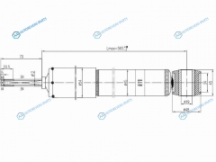 ST-48530-69365 Амортизатор задний TOYOTA LAND CRUISER PRADO 1204RUNNERSURFHILUX 02-09 LH=RH