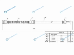 ST-MR334054 Шланг тормозной передний (Таиланд) MMC GALANTASPIRELEGNUM 96-02 LH=RH