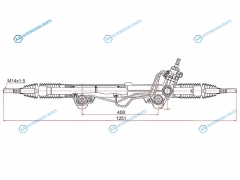 ST-44250-0C070 Рейка рулевая TOYOTA TUNDRA 06-