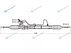 ST-48580-65D01 Рейка рулевая SUZUKI Grand VitaraESCUDO 98- RHD