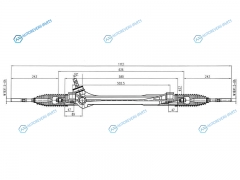 ST-45510-42080 Рейка рулевая Toyota RAV4 ACA3ASA3GSA3 LHD