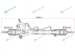 ST-44250-42020 Рейка рулевая Toyota RAV4 94-00 LHD