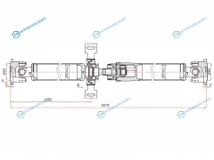 ST-320003602R Вал карданный RENAULT DUSTER 10-KAPTUR 16-