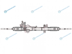 ST-49001-CA000 Рейка рулевая NISSAN MURANO Z50 02- LHD