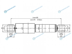 ST-9-51630-666-0 Амортизатор RR ISUZU FARGOELF 250350 NPR575859HINOTOYOTA DYNA BU789 95- LH=RH
