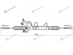 ST-44200-42120 Рейка рулевая Toyota RAV4 00-03 LHD