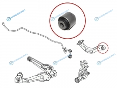 ST-52390-SNA-A00-B2 Сайлентблок заднего верхнего поперечного рычага HONDA CIVIC 06-15