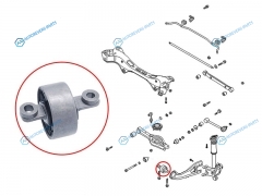 ST-55275-3W000 Сайлентблок заднего продольного рычага HYUNDAI IX35 09-15KIA SPORTAGE 10-16 RH