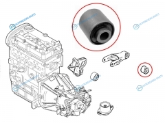 ST-1806H1 Сайлентблок задней подушки ДВС (маленький) CITROEN C4 08-BERLINGO 08-PEUGEOT 308 09-3008 09-PART