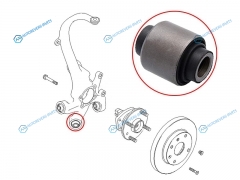 ST-96440024-B2 Сайлентблок задней цапфы (под продольную тягу) CHEVROLET HEVROLET EPICA 03-12