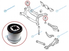 ST-31277273 Сайлентблок заднего подрамника задний VOLVO XC 60 08-