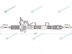 ST-44250-06120 Рейка рулевая TOYOTA CAMRYLEXUS ES300 96-00 LHD