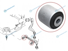 ST-8G0A-34-710 Сайлентблок рычага нижний прямого (ближ к шар) MAZDA 6ATENZA 02-07