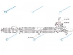 ST-53601-S9A-A01 Рейка рулевая HONDA CR-V RD4LRD5L LHD