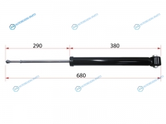 ST-55310-H5000 Амортизатор задний (1.6 AT) HYUNDAI SOLARIS 17-KIA RIO 05-