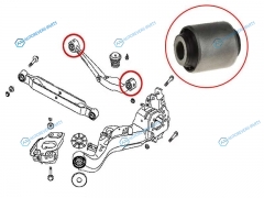 412919 Сайлентблок заднего верхнего рычага (Германия) NISSAN QASHQAI 06-  X-TRAIL T31 07-