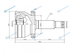 HY-11A47 Шрус наружный HYUNDAI SONATA 01-TRAJET 02-