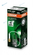 64151ALS_лампа ALLSEASON! 1шт. (H3) 12V 55W PK22s +30% света| цвет. темп. 3000К|
