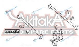 0125-215S Тяга подвески поперечная | зад правлев