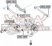1601-011 Сайлентблок реактивной тяги | зад правлев
