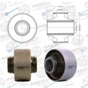 ASB0152 Сайлентблок переднего нижнего рычага задний Avantech