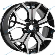 7205717 KHOMEN KHW1715 (ZV_17 Jetta) R17x7 5x112 ET54 CB57.1 Black_FP