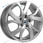 7224608 КиК Палермо R16x6.5 5x114.3 ET39 CB60.1 Almaz_black (КС607)(Потертости по лицевой стороне)**