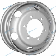 7178158 Accuride 356-01 B22DS44 R17.5x6 6x222.25 ET129.5 CB164 Silver