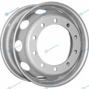 7178160 Accuride 377-01 M22 R22.5x8.25 10x335 ET165 CB281 Silver