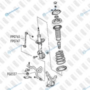 FG0337 Втулка стабилизатора переднего