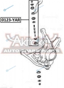 0123-YAR Тяга стабилизатора | перед правлев