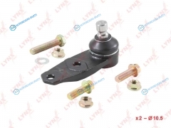 C1091LR Опора шаровая | перед правлев