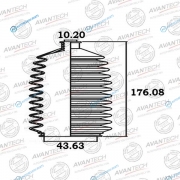 BS0111 Пыльник рулевой системы Avantech