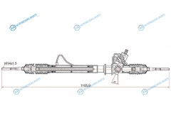 ST-48580-65D51 Рейка рулевая SUZUKI GRAND VITARA 98-05 LHD