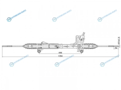 ST-48580-65J51 Рейка рулевая SUZUKI GRAND VITARA 05- LHD