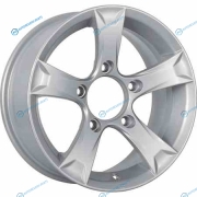 7058368 КиК Триал R15x6.5 5x139.7 ET30 CB98 Silver (КС621)