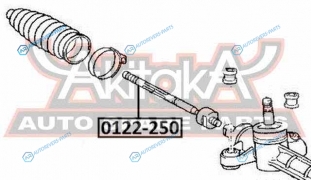 0122-250 Тяга рулевая | перед правлев
