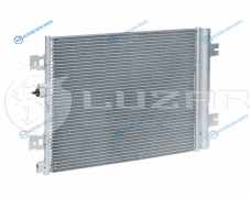 LRAC 0961 Радиатор кондиц. с ресивером для ам Lada Largus (12-)Renault Logan (08-)