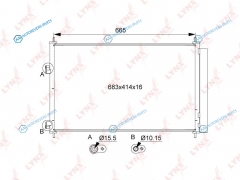 RC-0101 Радиатор кондиционера с осушителем