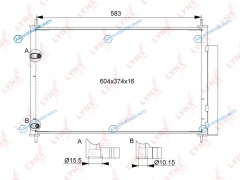 RC-0100 Радиатор кондиционера с осушителем